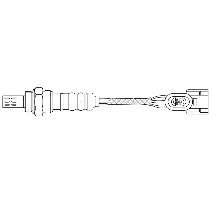 Датчик кислорода для автомобилей Лада Largus (12-) 1.6i/Renault Logan (04-) 1.4i/1.6i до катализатора оранжевый