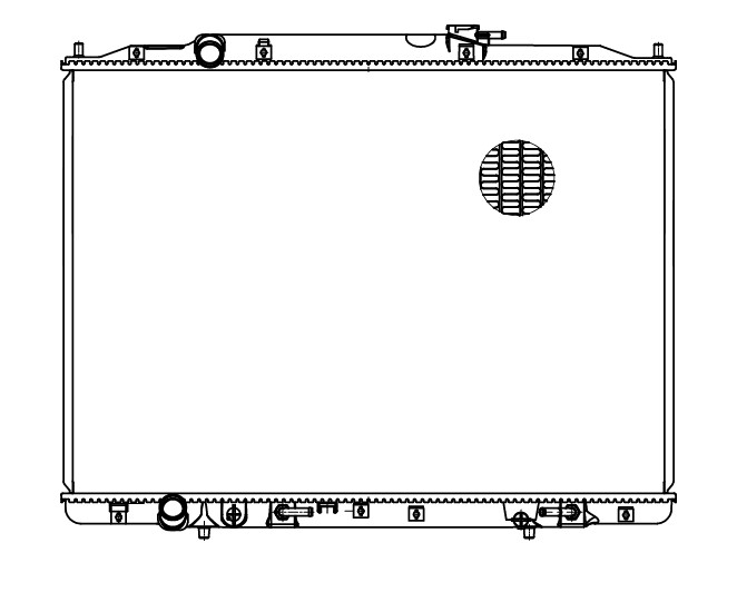 Радиатор охлаждения для автомобилей Pilot II (08-) 3.5i AT