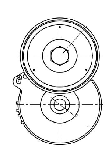 Ролик приводного ремня для автомобилей ГАЗон Next/ПАЗ/ЛиАЗ 4292 (двигатель ЯМЗ 534/536) с натяжным механизмом