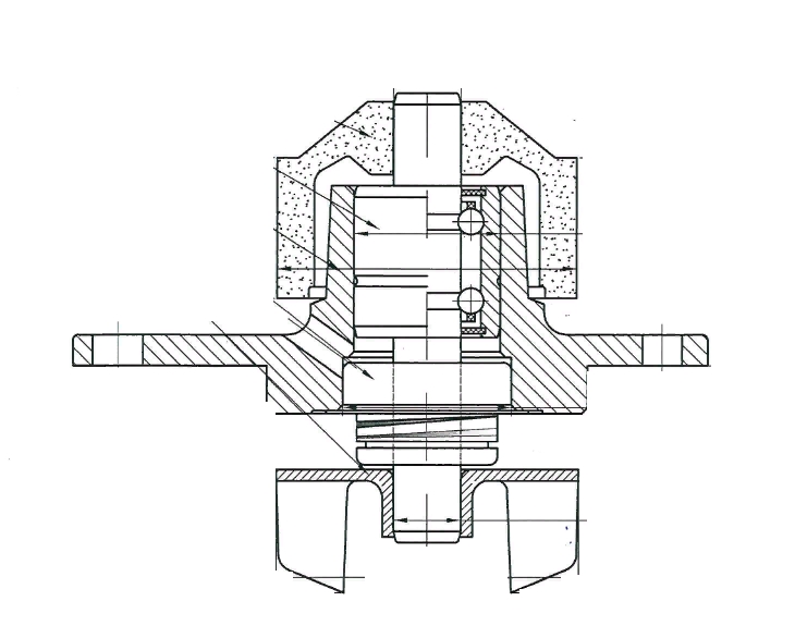 Насос водяной для автомобилей Citroen C3 (03-)/Peugeot 206 (98-) 1.1i/1.4i [TU] (шкив 18 зуб.)
