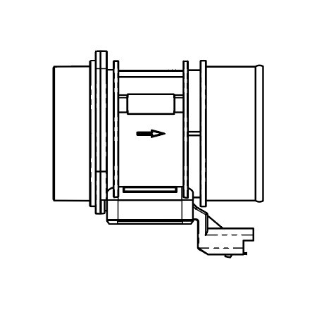Датчик массового расхода воздуха для автомобилей Renault Megane II (07-) 1.5dCi