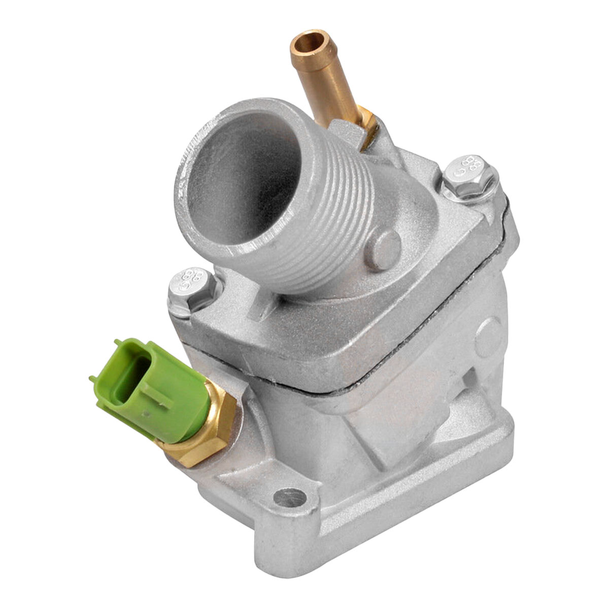 Термостат для автомобилей Volvo XC90 (02-) 2.4D/2.5T (90°С) ( алюминиевый корпус со штуцером)