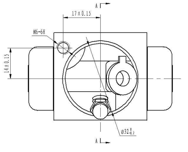 Цилиндр тормозной для автомобилей Renault Duster (10-) 4WD задний правый d=19мм