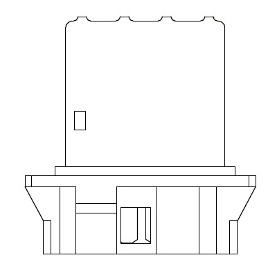 Резистор электровентилятора отопителя для автомобилей Nissan X-Trail (T30) (01-)/Almera (N16) (00-) (manual A/C)