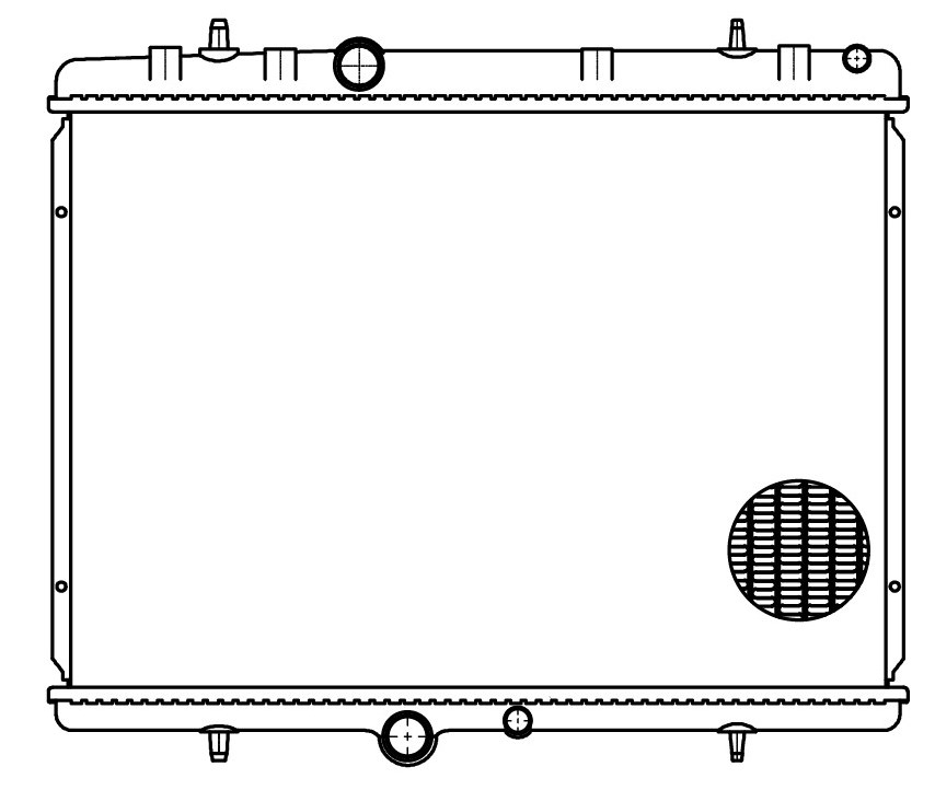 Радиатор охлаждения для автомобилей Peugeot 407/Citroen C5 (08-) AT