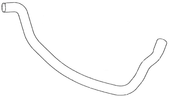 Патрубок охл. для а/м Chery Tiggo 4 Pro (21-)/7 Pro (20-)/Exeed LX (19-) нижн. (EPDM, 1 шт.)