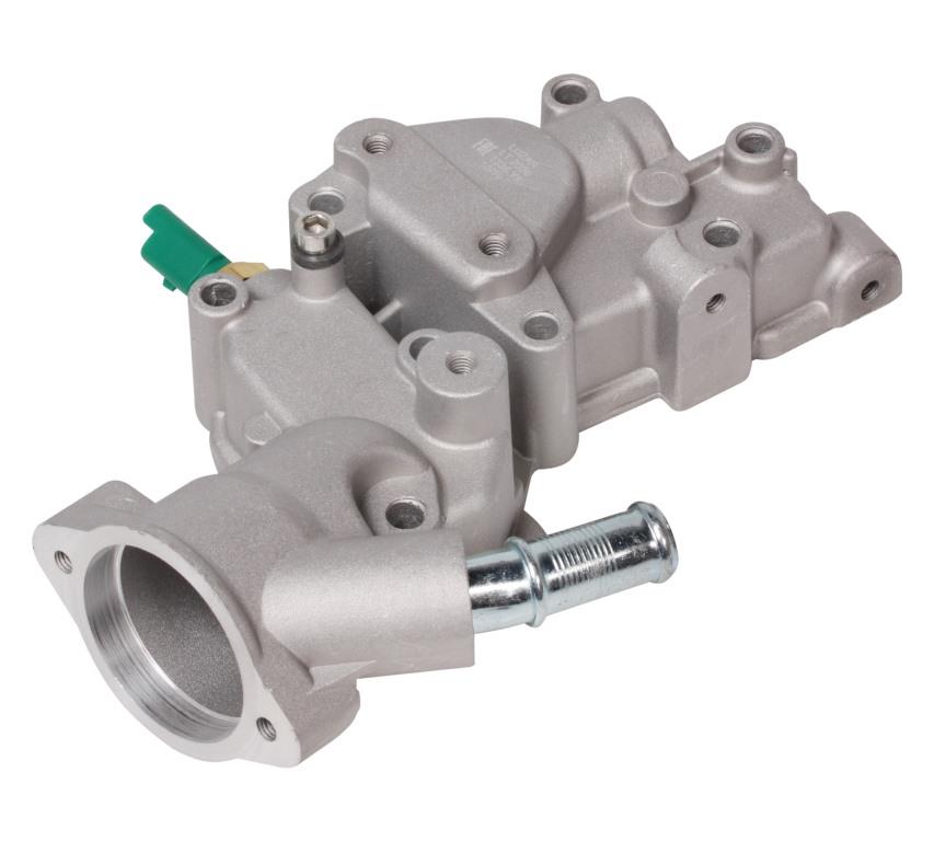 Корпус термостата для автомобилей Peugeot 206 (07-)/207 (06-)/Citroen C3 (02-) 1.4i (алюминиевый)