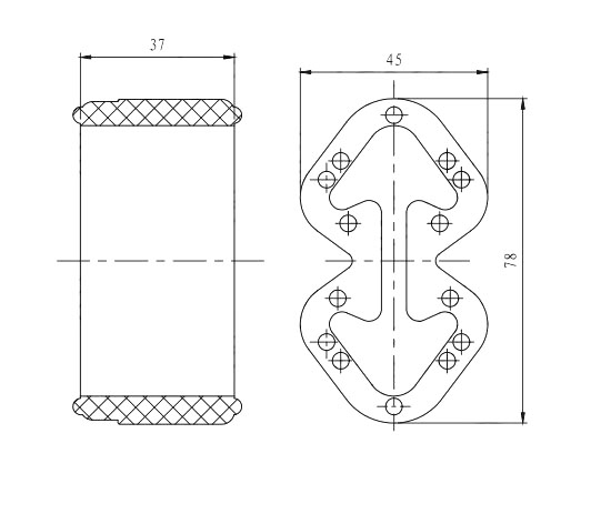Подвес (подушка) глушителя для автомобилей Skoda Felicia I/II (94-) (1 шт.)
