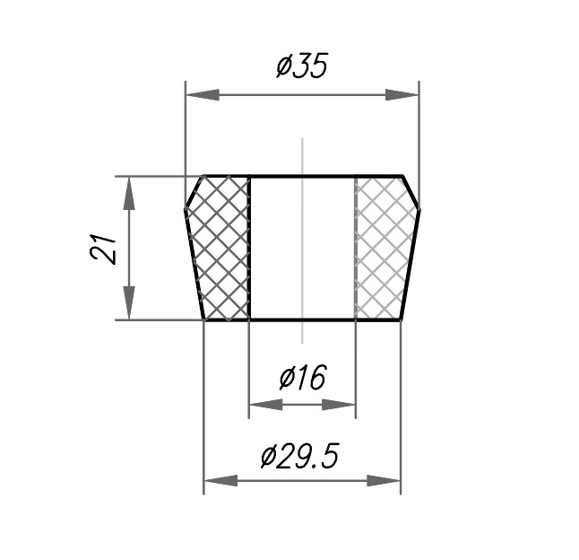 Втулки амортизатора для автомобиля ГАЗ 3110/2217/3302