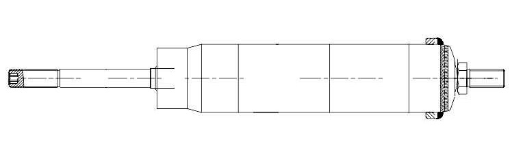 Амортизатор кабины для автомобилей Scania 4 (95-) (208/302 12x93 12x25 I/I) (газовый) (аналог SACHS 290203)