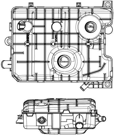 Бачок расширительный охлаждающей жидкости для а/м Renault Trucks Premium II (05-)/Kerax (97-)
