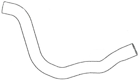 Патрубок охл. для а/м Chery Tiggo 4 Pro (21-)/7 Pro (20-)/Exeed LX (19-) верх. (EPDM, 1 шт.)