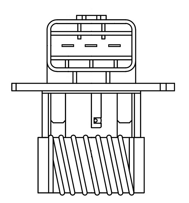Резистор электровентилятора охлаждения для автомобилей Hyundai Creta (16-) 1.6i/2.0i
