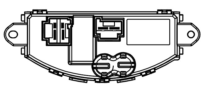 Резистор электровентилятора отопителя для автомобилей BMW 3 (F30) (11-)/X5 (F15) (13-)/X6 (F16) (14-)