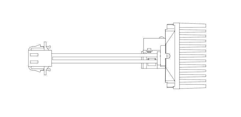 Резистор электровентилятора отопителя для автомобилей VW Polo Sedan (11-)/Skoda Fabia II (07-) (auto A/C)