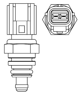 Датчик температуры для автомобилей Ford Focus II (05-)/Focus III (11-)/Mondeo IV (07-)/Fusion (02-)/Transit (13-)
