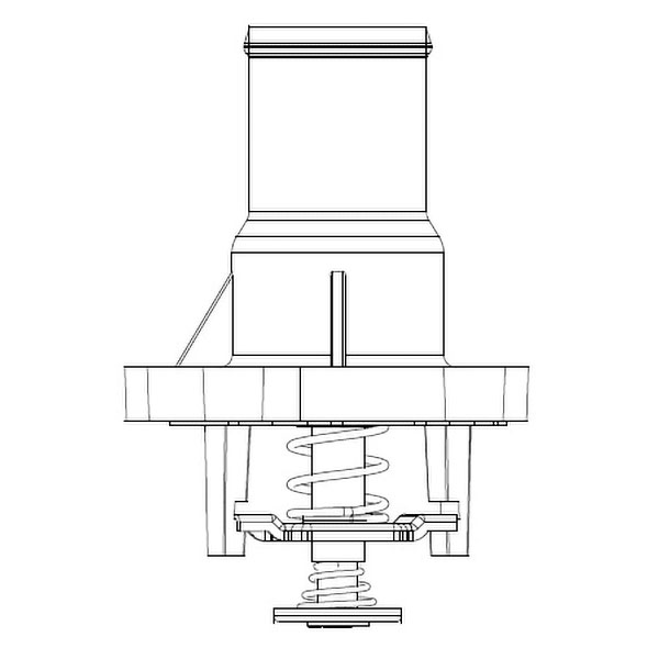 Термостат для автомобилей Opel Astra H (04-)/Corsa D (06-) 1.6T (с алюминиевым корпусом)