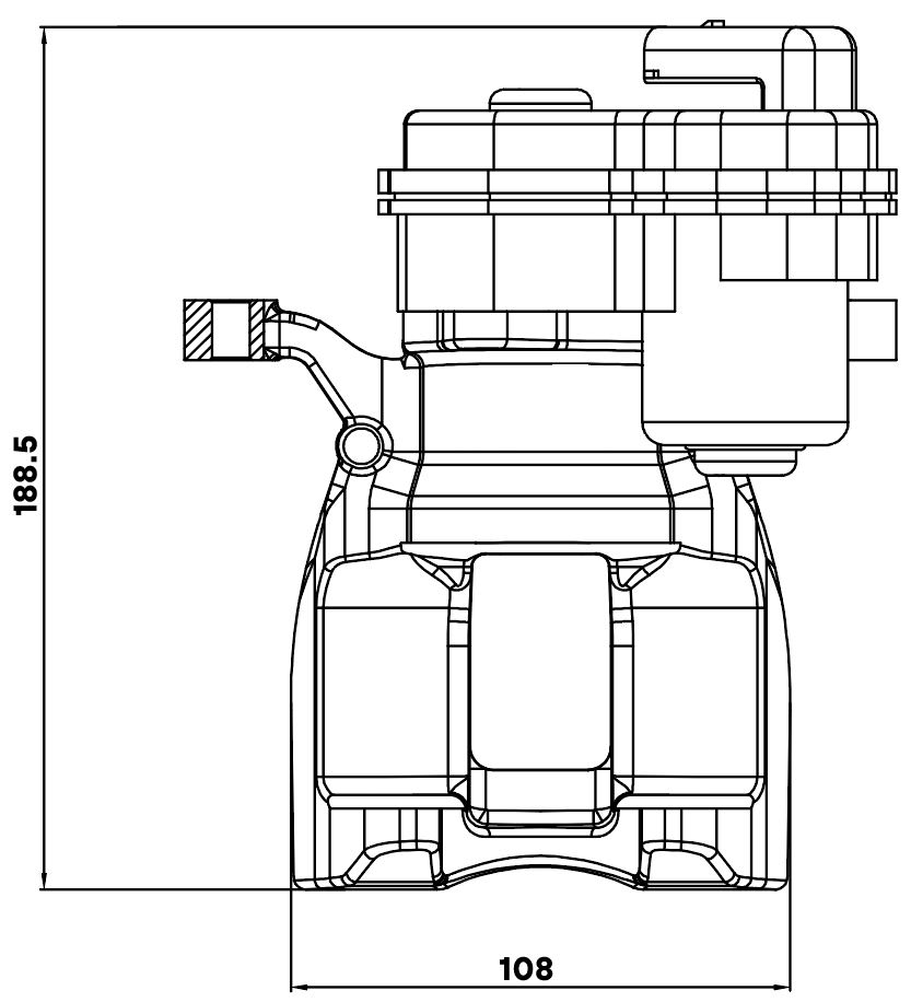 Суппорт тормозной для автомобилей Jetour X70 Plus (20-)/X90 plus (21-) задний левый d=41мм (автомобиль с электродвигателем стояночного тормоза)