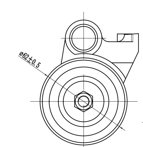Ролик ГРМ для автомобилей Toyota Land Cruiser 100 (98-) 4.2d (натяжной)
