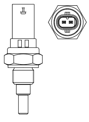 Датчик температуры для автомобилей Geely Coolray (23-)/X50 (23-)/Emgrand (SS11) (21-)/Atlas II (23-)