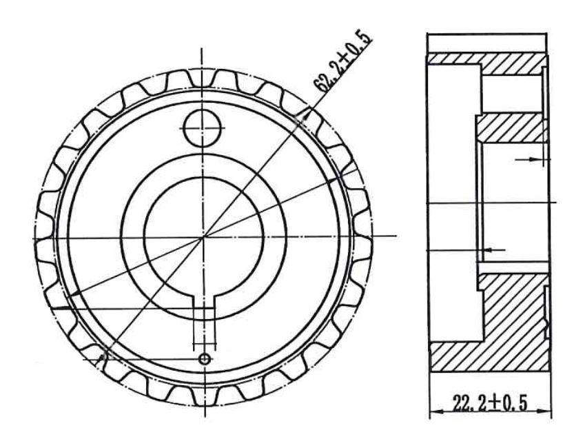 Шкив ГРМ для автомобилей Лада 2108 коленвала