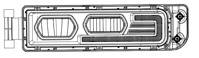Фара для автомобилей Howo T5G (противотуманная), светодиодная, левая