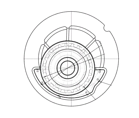 Насос водяной для автомобилей Opel Astra G (98-) 1.4i/1.6i