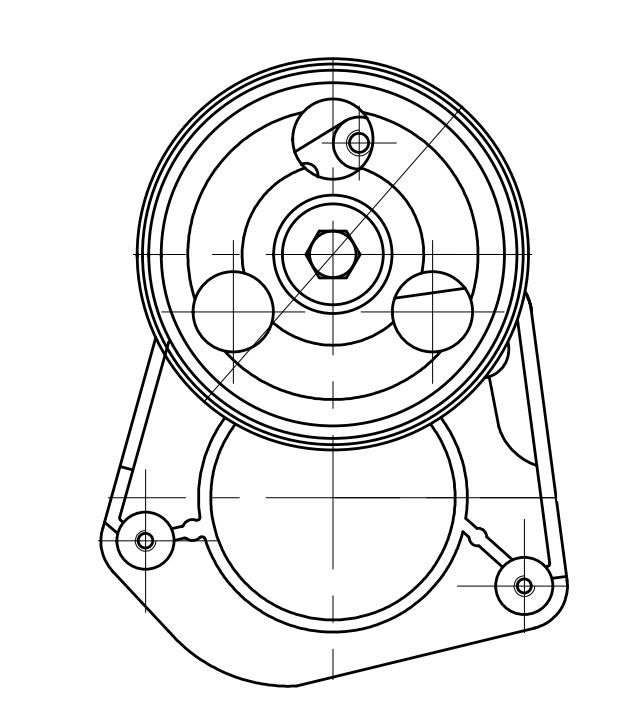 Ролик приводного ремня для автомобилей Peugeot 406 (96-) 1.8i/2.0i/2.2i [EW7;10;12J] без ГУР (опорный) d132