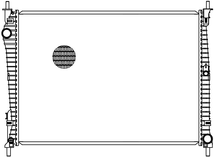 Радиатор охлаждения для а/м GAC GS8 II (21-) 2.0T [4B20M1D]