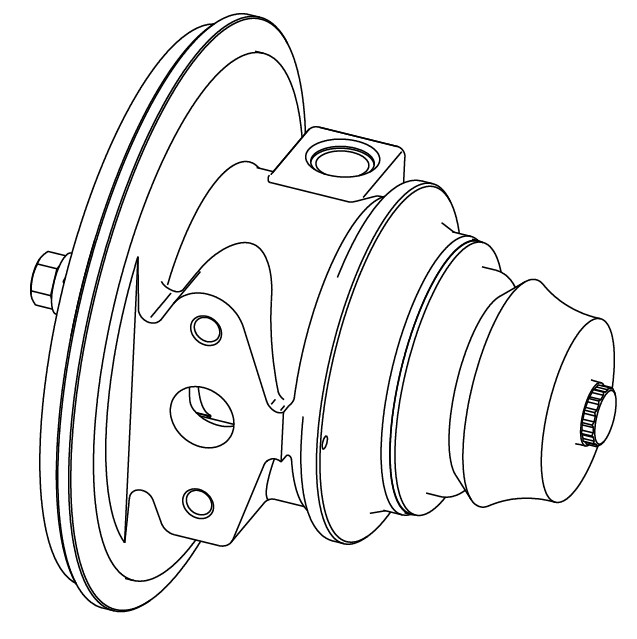 Картридж турбокомпрессора для а/м Mercedes-Benz Sprinter (06-) OM 646.990 (VV13)