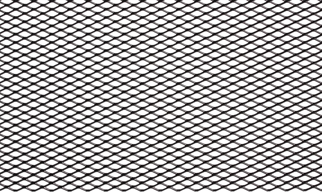 Сетка для защиты радиатора, алюм., яч. 10*4 мм (R10), 100*20 см, черная (1 шт.)