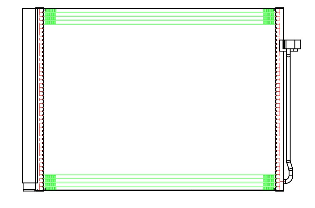 Радиатор кондиционера для автомобилей BMW X5 (E70) (06-)/X6 (E71) (07-)