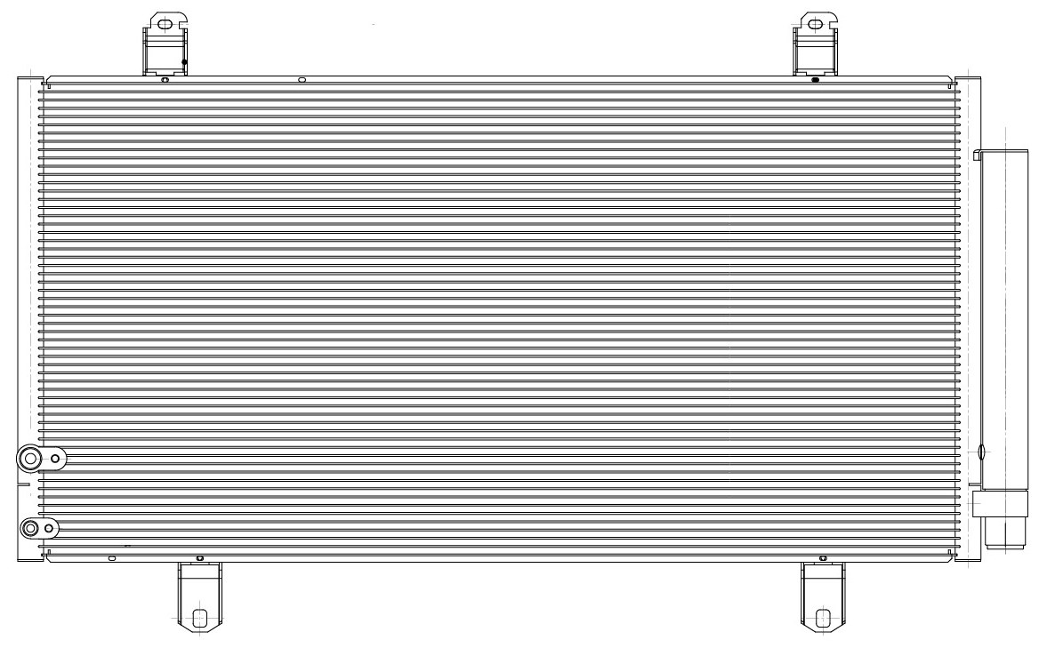 Радиатор кондиционера для автомобилей Camry (11-)