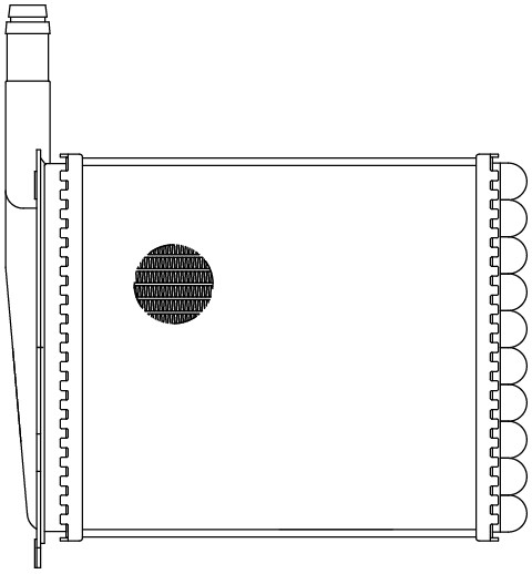 Радиатор отопителя для а/м Лада 1117-19 Калина (алюм., COMFORT, паяный)