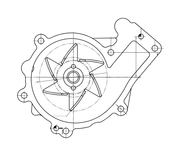 Насос водяной для автомобилей Chery Tiggo T11 (05-) 1.8i/2.0i