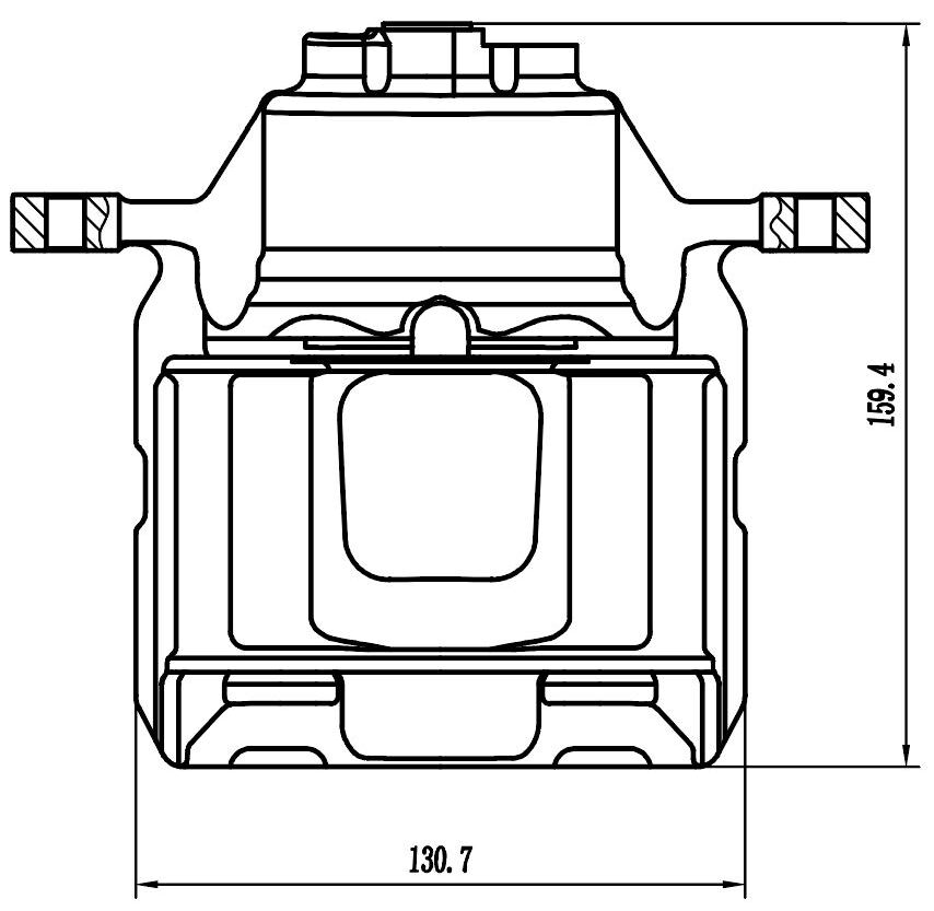 Суппорт тормозной для автомобилей Geely Atlas (16-)/Atlas Pro (19-)/Belgee X70 (24-) передний правый d=63.5мм