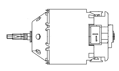 Электродвигатель вентилятора отопителя для автомобилей Nissan X-Trail (T30) (00-) (без крыльчатки)