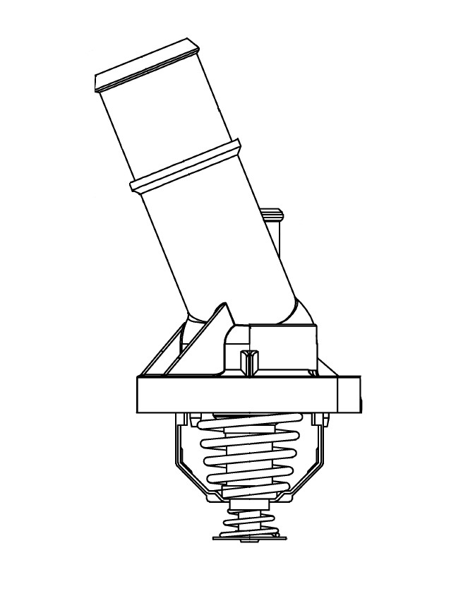 Термостат для автомобилей Mazda 3 (BK) (03-) 2.0i (82°С) (с пластиковым корпусом)