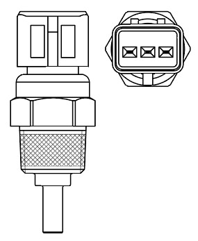 Датчик температуры для автомобилей Hyundai Solaris (10-)/(17-)/Creta (16-)/Kia Rio (10-)/(17-)/Grand Starex (H-1) (07-)