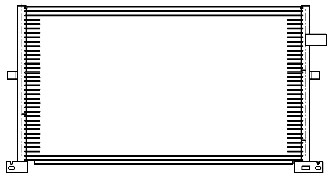 Радиатор кондиционера для автомобилей Mondeo (00-) M/A