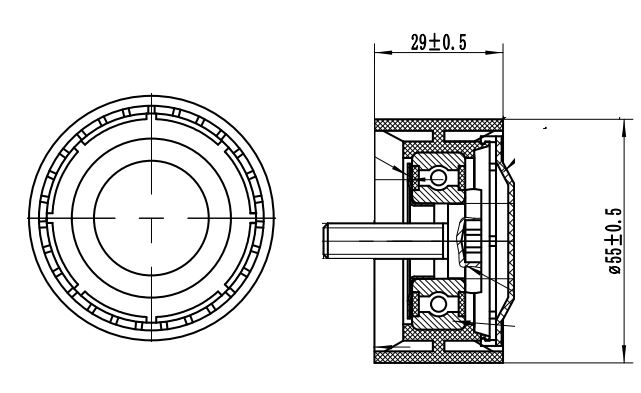 Ролик приводного ремня для автомобилей Mercedes M (W164) (05-)/M (W166) (11-) 3.0d [OM642] (опорный) h30 (выпуск с 11.2007) (под ремень 7PK)