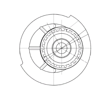 Насос водяной для автомобилей Opel Astra F (91-) 1.4i/1.6i
