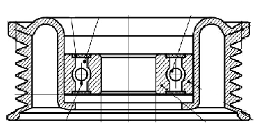 Ролик приводного ремня для автомобилей Mazda 3 (03-) 1.6i (только ролик натяжной)