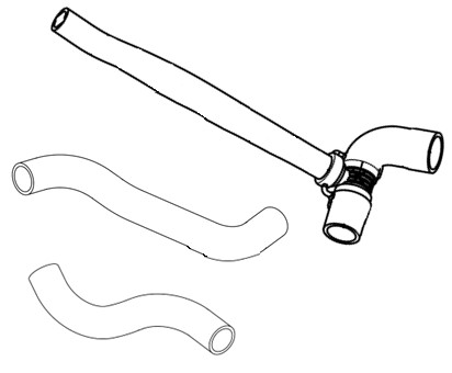 Патрубки охл. для а/м Chevrolet Niva (02-)/Лада 2123 (02-) (EPDM, кмпл., 3шт.)