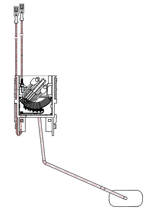 Датчик уровня топлива для автомобилей Chery Tiggo T11 (05-)/Tiggo FL (11-) 1.6i