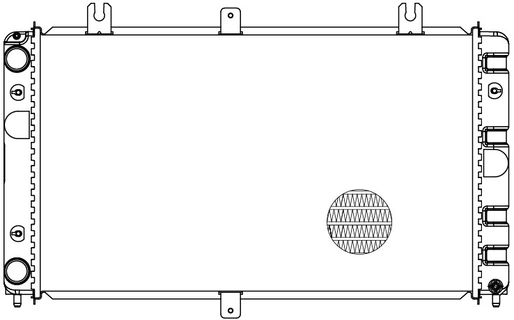 Радиатор охлаждения для а/м Лада 2170-72 Приора (паяный)