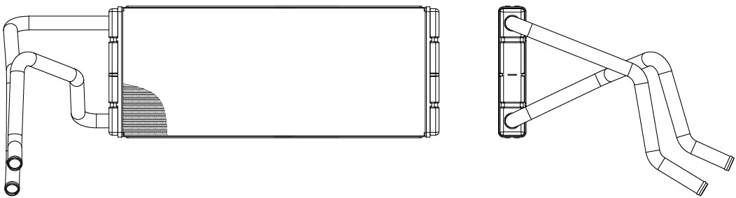 Радиатор отопителя для а/м Sitrak C7H/Howo T5G