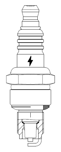 Свеча зажигания для мототехники Husqvarna 580 BTS ан. CMR7H