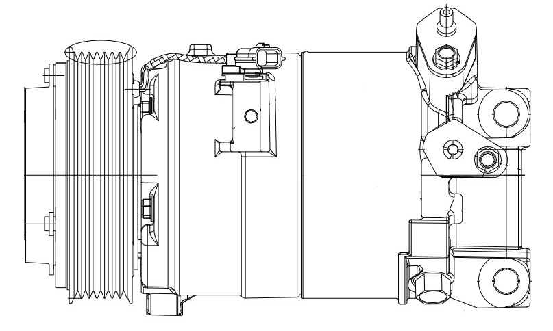 Компрессор кондиционера для автомобилей Nissan Teana (J32) (08-)/Murano (Z51) (08-)