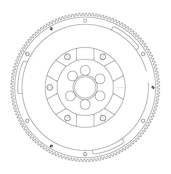 Маховик двухмассовый для автомобилей VW Tiguan (07-) / Passat B6 (05-) 2.0TDI